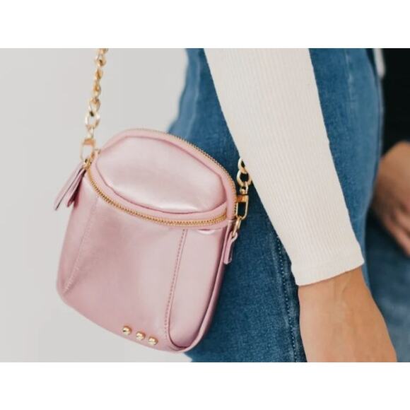 3 Sisters Handbags - 3 Sisters Crossbody Bag Ellie-Metallic Pink